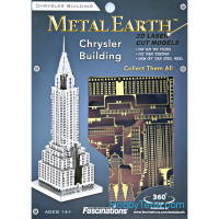 3D metal puzzle. Chrysler Building