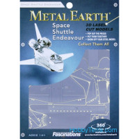 3D metal puzzle. Space Shuttle Endeavor