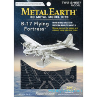 3D metal puzzle. B-17 Flying Fortress