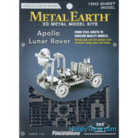 3D metal puzzle. Apollo Lunar Rover