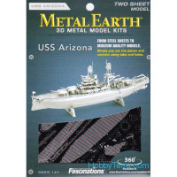 3D metal puzzle. USS Arizona
