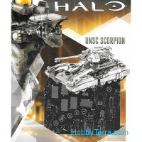 3D metal puzzle. Halo UNSC Scorpion