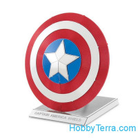 3D metal puzzle. Captain America's Shield