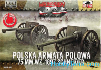 Polish Field Canone 75mm wz. 1897 Schneider, 2pcs (Snap fit)