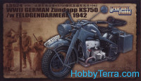 WWII German Zundapp KS 750 /w Feldgendarmerie 1942