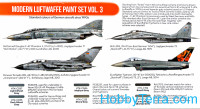 Hataka  CS61 Set of paints. Modern Luftwaffe vol.3, 6 pcs