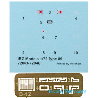 IBG Models  72045 Japanese Tankette with trailers, Type 94