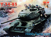 T-34-85 with Soviet Tank Riders