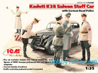 Kadett K38 Saloon staff car with German road police