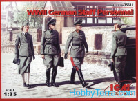 WWII German Staff Personnel (4 figures)