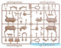 ICM  35802 76,2 mm F-22 gun with horse transport