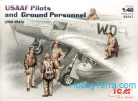 USAAF Pilots and Ground Personnel