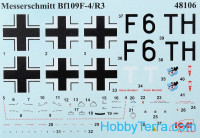 ICM  48106 Messerschmitt Bf-109 F4/R3 WWII German fighter