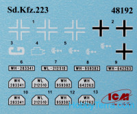 ICM  48192 German armored car Sd.Kfz.223, WWII