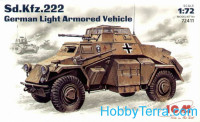 Sd.Kfz.222 WWII German light armored vehicle