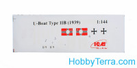 ICM  S009 U-Boat Type IIB (1939) German submarine