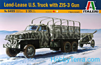 Lend Lease U.S. Truck with ZIS-3 gun