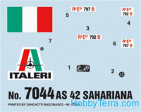 Italeri  7044 Camionetta AS-42 "Sahariana"