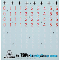 Italeri  7504 Pz.Kpfw.V Panther Ausf.G, 2 kits