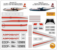 Mask for An-12BK USSR/RA-12995 Aeroflot (full livery painting mask)