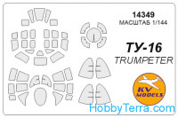 Mask 1/144 for Tupolev Tu-16, for Trumpeter kit