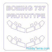 Mask 1/144 for Boeing 707, 727, 737  (Correct)