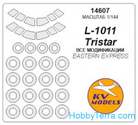 Mask 1/144 for L-1011 Tristar and wheels masks, for Eastern Express kit