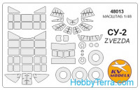 Mask 1/48 for Sukhoi Su-2, for Zvezda kit