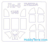 Mask 1/48 for Lavochkin La-5, for Zvezda kit