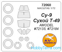 Mask for Su-9 and wheels masks, for Amodel kit