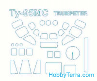 Mask 1/72 for Tupolev Tu-95MS, for Trumpeter kit