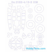 Mask 1/72 for Do 215B-4 / B-5 for wheels mask, for ICM kit