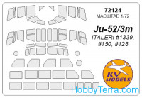 Mask 1/72 for Ju-52/3M, for Italeri kit