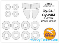 Mask 1/72 for Su-24, for Zvezda kit