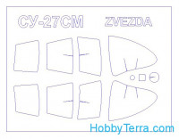 Mask 1/72 for Su-27SM, for Zvezda kit