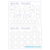 Mask 1/72 for MH-53E Sea Dragon and wheels masks, for Italeri kit