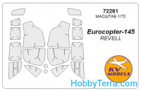 Mask 1/72 for Eurocopter EC-145, for Revell kit