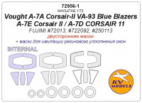 Mask 1/72 for Vought A-7A Corsair-II VA-93 Blue Blazers/A-7E Corsair II/A-7D CORSAIR 11 - Double sided (Fujimi)