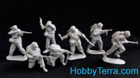Mars Figures 32055 Conjunto de figuras de tropas de montanha alemãs da Segunda Guerra Mundial