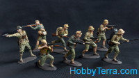 Mars Figures 32056 Conjunto de figuras da segunda guerra mundial alemão Afrika Korps