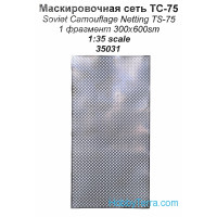 Photo-etched set 1/35 Soviet camouflage netting TS-75