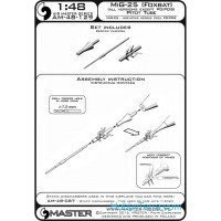 Master  48-129 MiG-25 (Foxbat) (all versions except PD/PDS) - Pitot Tube