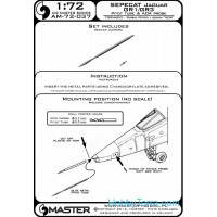 Master  72-037 SEPECAT Jaguar GR1/GR3 Pitot Tube & Angle Of Attack probe