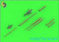Su-17, Su-20, Su-22 (Fitter) - Pitot Tubes (optional parts for all versions) and 30mm gun