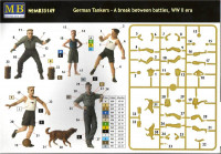 Master Box  35149 German tankmen in the break between combats