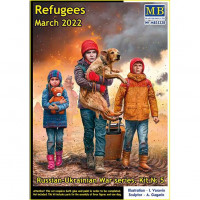 Russian-Ukrainian War Series, Kit #5. Refugees, March 2022