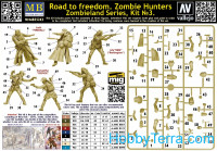 Master Box  35243 Road to freedom. Zombie Hunters. Zombieland series, Kit No. 3