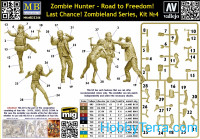 Master Box  35244 Zombie Hunter - Road to Freedom! Last Chance! Zombieland Series, Kit No. 4