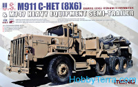 U.S. M911 C-HET(8X6) & M747 heavy equipment semi-trailer