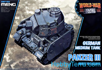 German medium tank Panzer III (World War Toons series)
